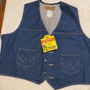 Wrangler denim vest